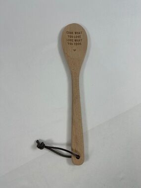 Wooden Spoon, "Cook What You Love, Love What You Cook" NWT, Santa Barbara